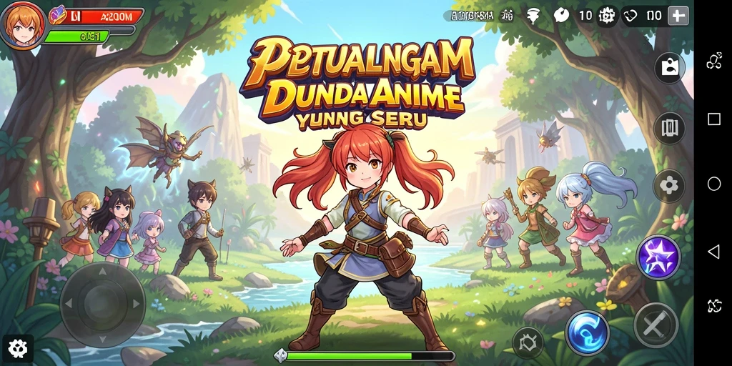 Gameplay menarik A200M dengan elemen Anime yang kaya.