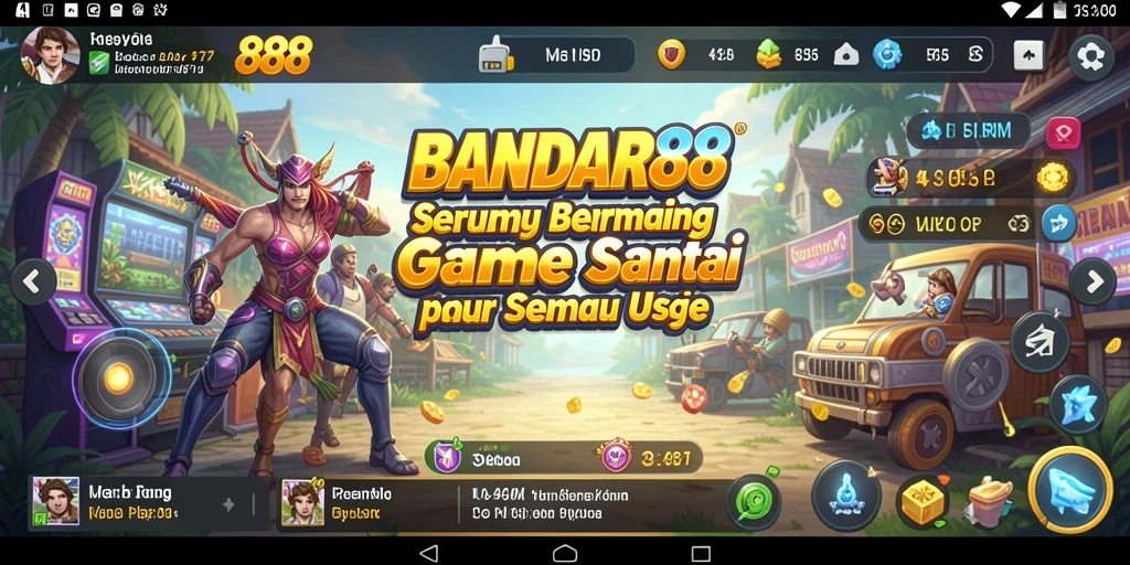 Screenshot menunjukkan gameplay seru dan interaktif BANDAR88.