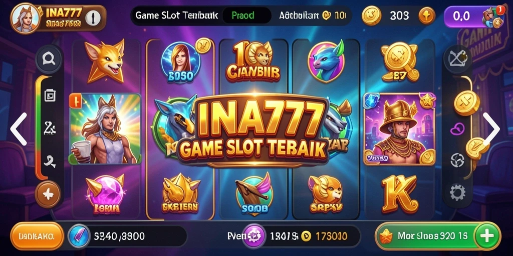 Tampilan menarik gameplay Slot di INA777 yang mengasyikkan.