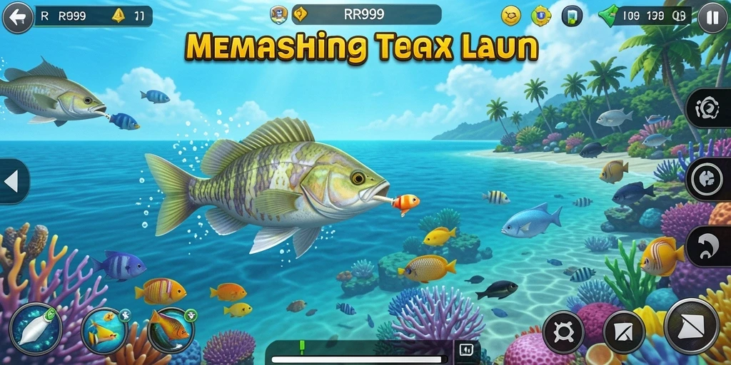 Tangkapan ikan besar di permainan memancing yang menegangkan.